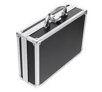 Milisten Valigetta Portautensili in Alluminio Custodia Rigida Per Elettricisti Organizer Portatile Multifunzionale Scatola Di Immagazzinaggio Robusta Serratura Per Attrezzi Ed Elettronica