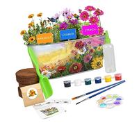 Milisten Vasi per Ragazzo Ragazza Kit per Coltivazione Semina Strumenti per Piantare e Personalizza Come Preferisci Impara Osservando Ciclo Crescita