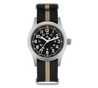 Militado ML05 ML05B 38mm Orologi Campo Vintage Per Uomini, Movimento Seconda Continua VH31/515/Miyota Super 2035 Quarzo, Vetro Zaffiro Bombato Rivestimento AR, Super Luminescenza C3, 100M Impermeabile