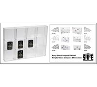 Militare Acrilico Sammelvitrinen 12x 85x75x42 MM Safe 5258 Compatto 350x240x45mm