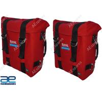Militare Borsa Rosso Coppia Per Reale Enfield Classico 350 500 Reborn 350 Aes
