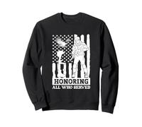 Militare Caduto Soldato Tributo veterano Onore Grafico Felpa