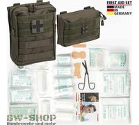 MILITARE PRIMO SOCCORSO MEDIKIT ARMY FIRST AID SET LEINA PRO 25 PEZZI / 43 PE...