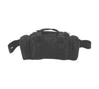 Militare Travel Utility Esercito Vita Hip Pack Viaggio Borsa 7 Tasche Nero
