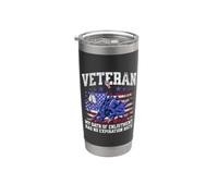 Militare veterano USA Il mio giuramento di arruolamento non ha scadenza Bicchiere termico in acciaio inox doppia parete