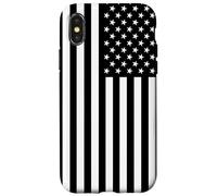 Military American Flag for Veterans & Active Duty Custodia per iPhone X/XS