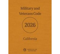 Military and Veterans Code of California 2026