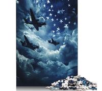 Military Planes in Flight Puzzle Impossibili 1000 Pezzi Decorazione Per La Casa. Giochi Rilassamento E Intelligence Per Adulti E Bambini Da 12 Anni 1000pcs (75x50cm)