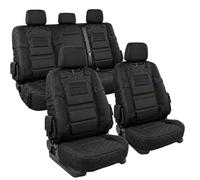 Military-Style Auto Seat Protectors, Military Tactical Seat Protector (Black,5PCS)