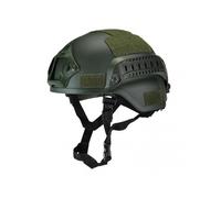 Military Tactical Helmet Airsoft Gear Paintball Head Protector with Night Vision Sport Camera MountGreen