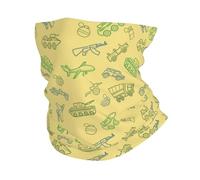 Military Transport And Weapon War Army Ghetta da Collo Unisex Passamontagna Traspirante Cerchietto per Capelli per Motocicletta Sports attività 25X50Cm