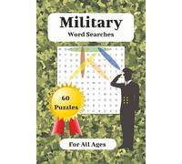 Military Word Search Puzzle Book: 60 Puzzles | 110 pages