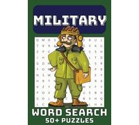 Military Word Search Puzzle Book: Word Searches with Easy to Read Print about Military, Army, Veterans and More 6x9 inches, 110 pages | 50+ Puzzles … Gift for Holidays, Vacations and Free Times
