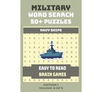 Military Word Search Puzzle Book: Word Searches With Easy To Read Print With Military, Army, Navy and More | 6x9 inches, 110 Pages | 50+ Puzzles ... Gift for Vacations, Holidays and Leisure Times