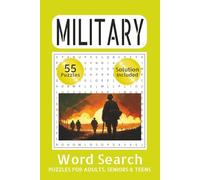 Military Word Search Puzzles: Challenging Military Word Search Games | Improve Focus, Memory & Mental Discipline | 6x9 Inches, Relaxing Brain Training with Answer Key