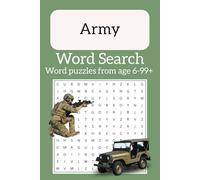 Military Word Search: Word Search Easy To Read Print About Army, Military, Guns And More | 6x9 Inches, 100+ Puzzels | 50+ Puzzles ... Gift For Vavation, Holiday, Freetimes