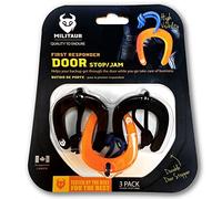 MILITAUR First Responder - Fermaporta per applicazione della legge, polizia, servizi medici di emergenza, impedisce la chiusura delle porte, confezione da 3 e compatibile con Molle/PALS… (3)