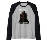 Militum Christi | Templare | Guerriero cattolico Maglia con Maniche Raglan