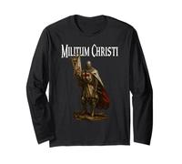 Militum Christi | Templari Knight | Guerriero cattolico Maglia a Manica