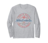 Milk And Cookie Co Divertenti Vacanze di Natale Maglia a Manica