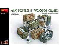 Miniart 35573 - 1/35 Latte Bottiglie & Wooden Crates - Nuovo