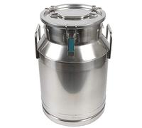 Milk Cans - 15L/20L/25L/30L/35L/40L/45L/50L/55L/60L/68L 304 Stainless Steel Milk Transport Barrels Wine Pail Bucket Oil Barrel Tea Canister with Sealed Lid,40L(30L)