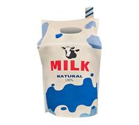 Milk Carton Halloween Costume, Funny Party Outfit, Creative Cosplay Attire, 23.62x15.75 Inches Lightweight Wearable Prop for School Events, Stage Performances, Holiday Gatherings