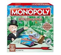 Milk Chocolate Tabellone di Gioco con 20 Cioccolatini al Latte e Spinner per monopoly 90g