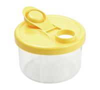 Milk Formula Container To Go - 300ml Divided Milk Powder Dispenser - Portable Formula Storage Container For Travel, Home, Nursery, Vacation, Stroller Use Indoors & Outdoors