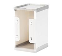 Milk Freeze Organizer for Breast Milk - Space Saving Breastmilk Storage Tower | Stackable ABS Storages Bins xUp to 60oz of Bags | First-In -Out Freezer Container Essentials