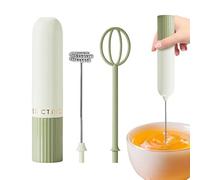 Milk Frother | Battery Operated Cordless Electric Mixer | Handheld Foam Maker | for Coffee Egg Drinks Cocoa Cream Baking Home Kitchen Cafe