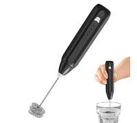 Milk Frothers For Coffee, Handheld Rechargeable Mixer Maker For Chocolate, 3-Speed Adjustable Milk Foamer For Coffee, Latte Drinks Cappuccino Egg Tea