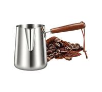 Milk Frothing Pitcher - Stainless Steel Heat-Resistant Steaming Jug, Silver | Caffè Bar Accessory, Caldo-Resistente, Precision Pouring, Creates Smooth Foam, Espresso Steaming Pitcher, Cafe Kitchen Use,