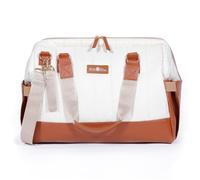 Milk&Moo - Borsa per pannolini trapuntata, grande, impermeabile, con tasche isolate per biberon, tracolla e tracolla per passeggino, borsa per pannolini per la mamma
