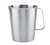Milk Pitcher - 2000ml Tazza graduata grande in acciaio inox Brocca per bricco per latte Latte Coffee Art
