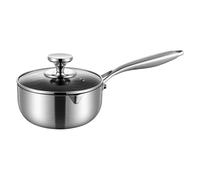 Milk Pot For Tove - Stainless Steel Soup Pot,Nonstick Honeycomb Pattern Cookwares With Lids Rust-Proof For Cafe Commercial Brewings Steaming Serving Baking Kitchen