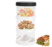 Milk Powder Box, Three-layer Milk Powder Organizer, Formula Containers Box, Milk Powder Carry Case,formula Organizer Container 3 Layer - Formula Containers Box For Milk Powder, Snacks, Candy, Fruits