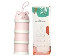 Milk Powder Dispenser for Baby | Portable 3 Layers Milk Dispenser | Milk Storage Container | Easy Pour Spout for Convenient Feeding and Storage of Milk Powder or Snacks