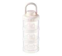 Milk Powder Dispenser - Powder Milk Container with Three Sections