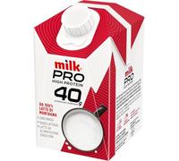 Milk Pro Protein Drink, 40g di Proteine per Confezione, 12 Pezzi da 500ml, Latte di Montagna, Senza Grassi, Senza Lattosio