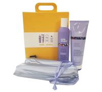 milk_shake Gift Pack Curling Ribbon Silver Shine kit capelli biondi freddo