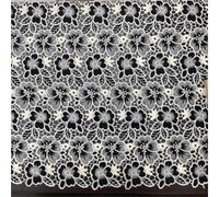 Milk Silk Laser Embroidery Fabric