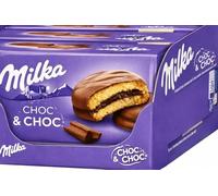 Milka Choc & Choc, Biscotti al Cioccolato Ripieni, Multipack 12 Confezioni da 150 g Cadauna, 1,8 kg