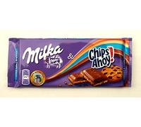 Milka Chocolate bars - CHIPS AHOY! - (PACK of 8 bars each 100gr)