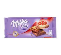 Milka Cioccolato al Latte Sandwich Biscotto Oro - 18 pezzi x 87 g