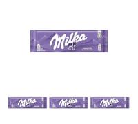 Milka, Cioccolato al Latte, Tavoletta di Cioccolato al Latte Classica, Latte 100% Alpino, Cacao Sostenibile, 270g (Confezione da 4)