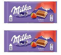 Milka Cioccolato allo yogurt alla fragola, 2 X 100 Gm