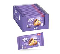 Milka, Cookie Loop, Biscotto Croccante Ricoperto da Cioccolato Milka, con Latte Alpino, Cacao Sostenibile, 10x176g (multipack 10 confezioni da 176g)