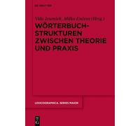 Milka Enčeva Wörterbuchstrukturen zwischen Theorie und Praxis (Copertina rigida)