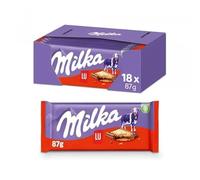 Milka LU Biscotti al Cioccolato, 87g, Confezione da 18 Pezzi